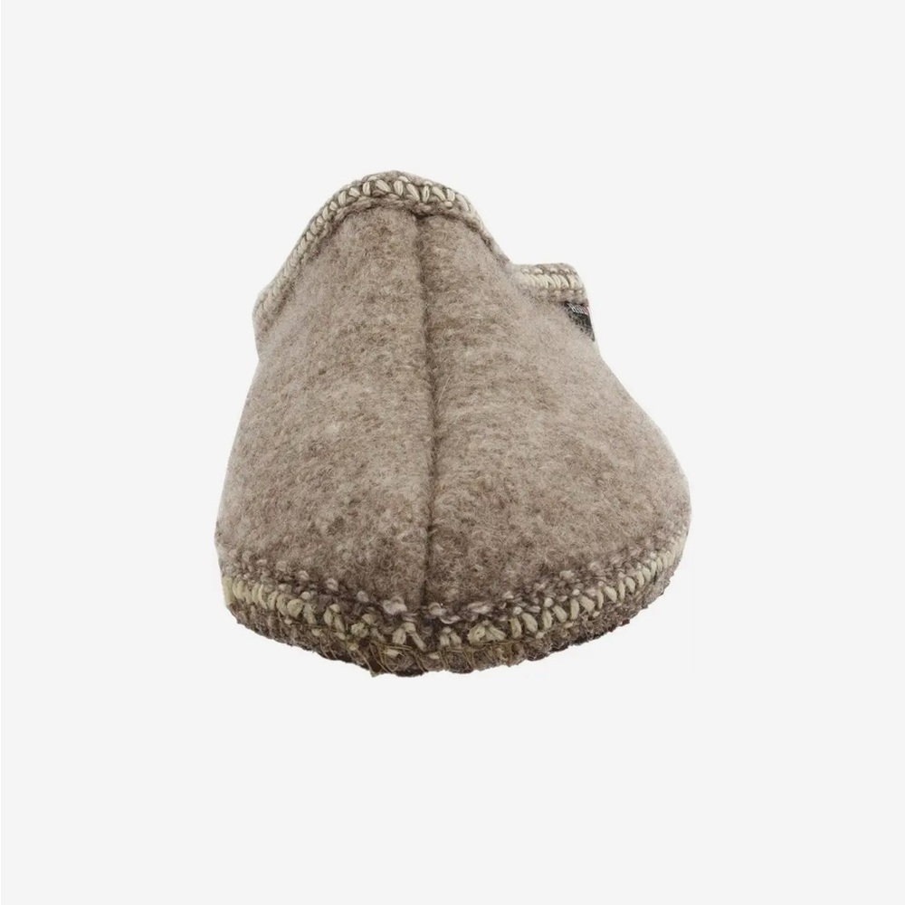 Haflinger Brown Wool Slippers - Picture 2 of 6